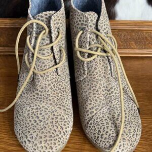 Leopard Print Toms Wedge